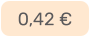 0,42 €